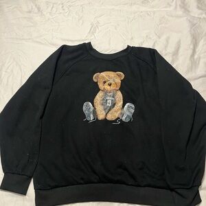 DOMREBEL 
Cotton Basketball Bear Sweatshirt